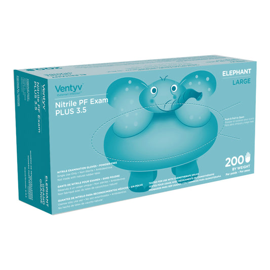 Vinyl Exam Gloves (Violet) XS-XL (200 per Box)