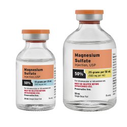 Magnesium Sulfate in Water 50%, 500 mg / mL  2 ML SDV (25 Vials)