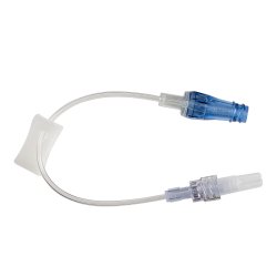 IV Extension Set, Needle-Free Port Small Bore 7'' Tubing (50 Units)