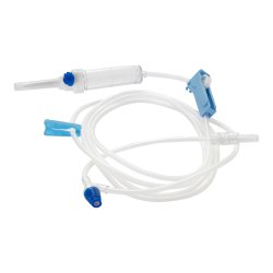 Primary IV Administration Set Gravity 1 Port 20 Drops / mL Drip Rate Without Filter 75 Inch Tubing (50 per Box)