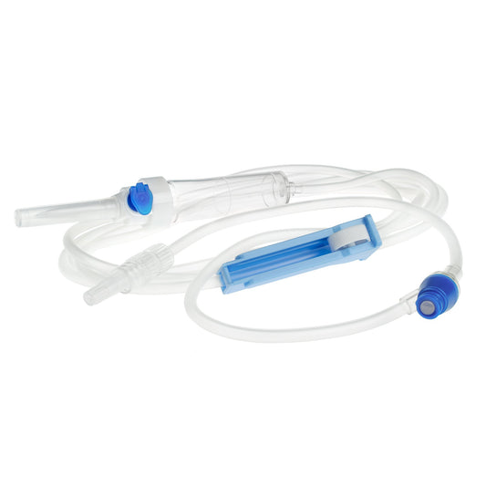 Primary IV Administration Set Gravity 1 Port 20 Drops / mL Drip Rate Without Filter 97 Inch Tubing (50 per Box)