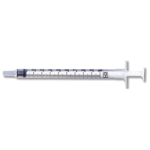 BD 1 mL Tuberculin Syringe with Slip Tip (200 Syringes)