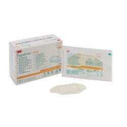 3M Sterile Transparent Film Dressing with Pad Tegaderm 2 X 2.75 Inch (50 per Box)