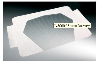 I.V. Dressing IV3000 Frame Delivery Film 4 X 4-3/4 Inch Sterile (50 Units)