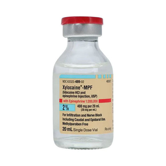 Lidocaine HCl / Epinephrine 2% - 1:200,000 Single-Dose Vial 20 mL (1 Vial)