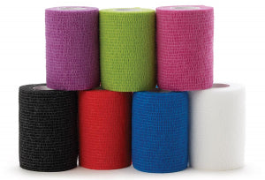 Nonsterile Cohesive Bandage Assorted Color Pack 1" x 5 yd. (30 Rolls per Box)