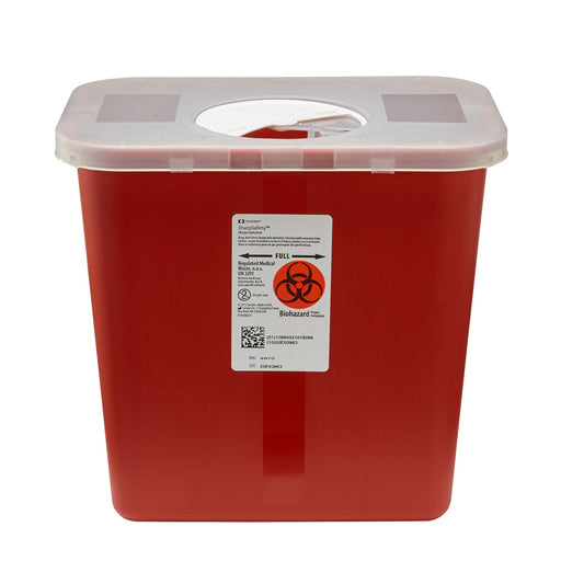 Sharps Container Red Base 2 Gallon (Each)