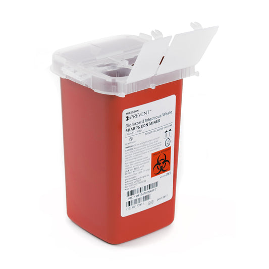 Sharps Container 0.25 Gallon Red Base (Each)