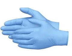 STRETCH VINYL EXAM GLOVES (BLUE) (1,000 Units)