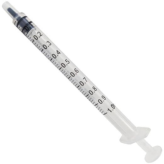 1 mL TB Slip-Tip Disposable Syringe Without Needle (100 Syringes)